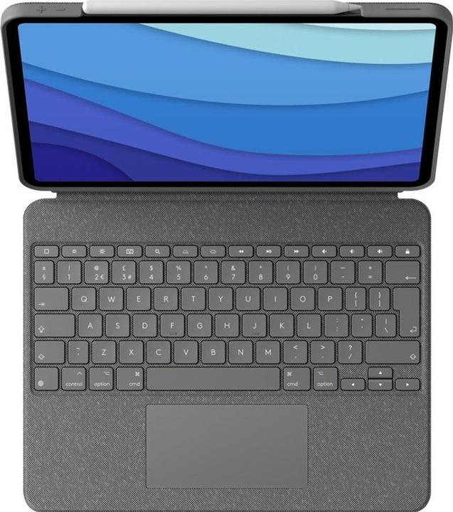 Produktbild Logitech Combo Touch (CH, Apple iPad Pro 12.9 2018, Apple iPad Pro 12.9 2020, Apple iPad Pro 12.9 2021, Apple iPad Pro 12.9 2022)