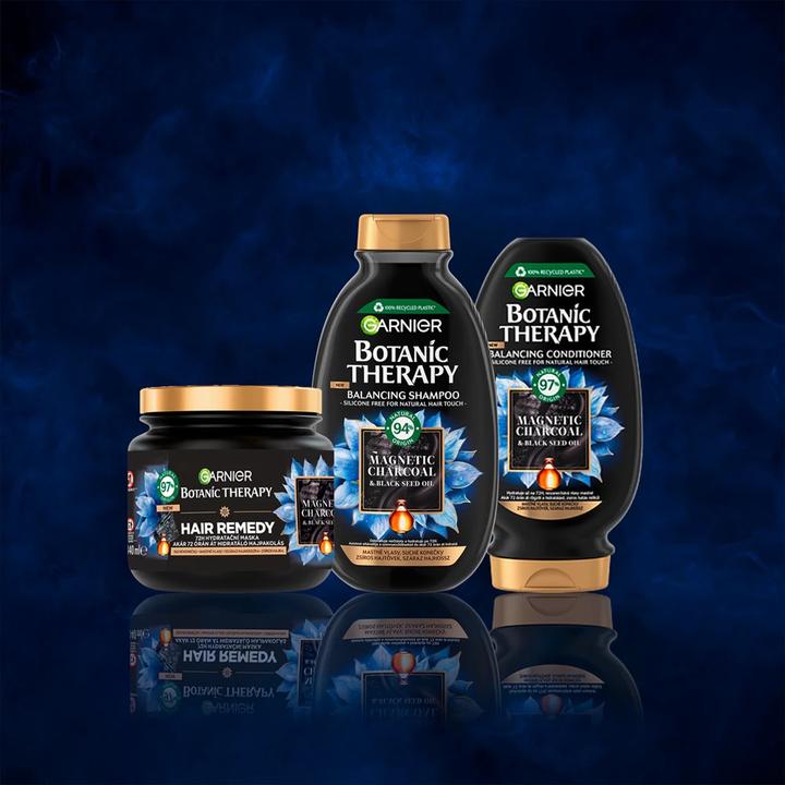 Image du produit Garnier Botanic Therapy Magnetic Charcoal Cleansing Shampoo ( Shampooing équilibrant) - Volume : 400 ml (Shampoing liquide, 400 ml)