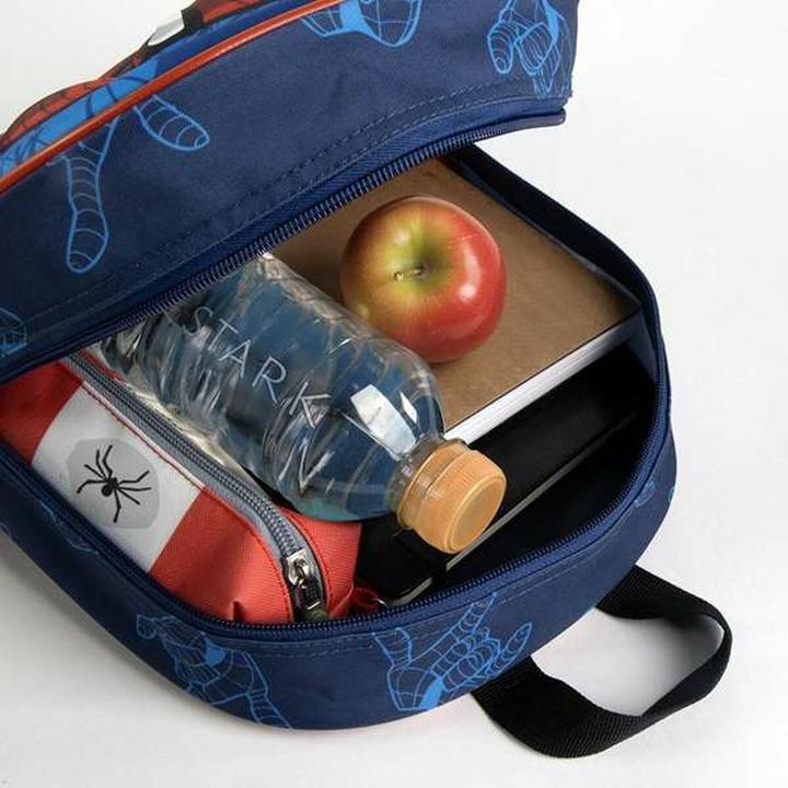 Actual product image Spiderman Schulrucksack 3D Spider-Man Blau 25,0 x 31,0 x 10,0 cm