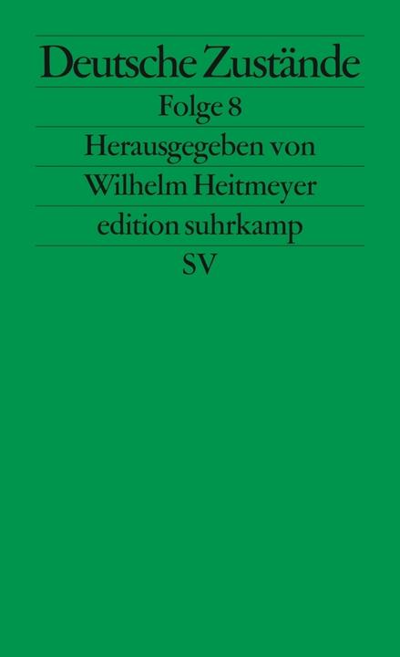 Produktbild Deutsche Zustände 8 (Deutsch, Wilhelm Heitmeyer, 2010)
