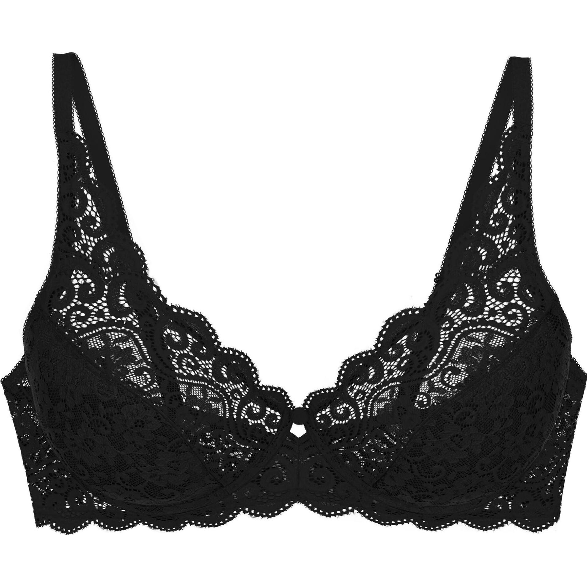 Triumph, BH, Amourette W Bügel-BH, Schwarz, (105 B, Einzelpack)