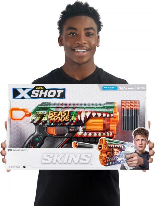 Actual product image Zuru Skins Griefer Beast Out Launcher 12 Darts