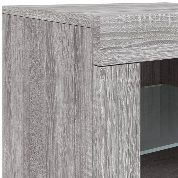 Image du produit vidaXL Sideboard avec éclairage LED (283 x 37 x 67 cm)