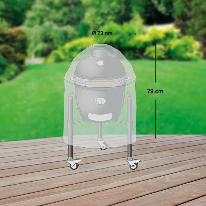 Produktbild Mehr Garten Schutzhülle für Keramikgrill Premium 2.0 Schwarz