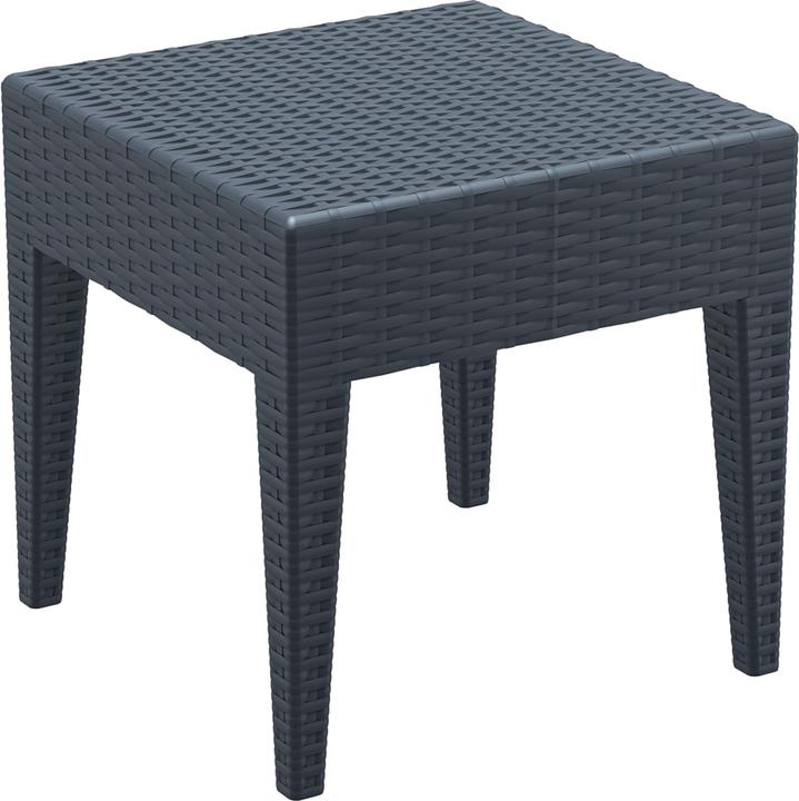 CLP Table d'appoint Miami, gris foncé