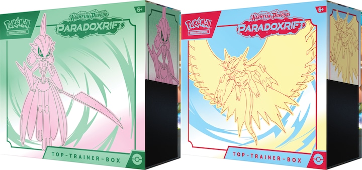Actual product image Pokémon Karmesin & Purpur: Paradox Rift - Top Trainer Box (German, Elite / Top Trainer Box)