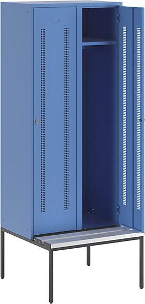 Actual product image Wolf Clothes locker with bench underneath (80 cm, 214 cm)