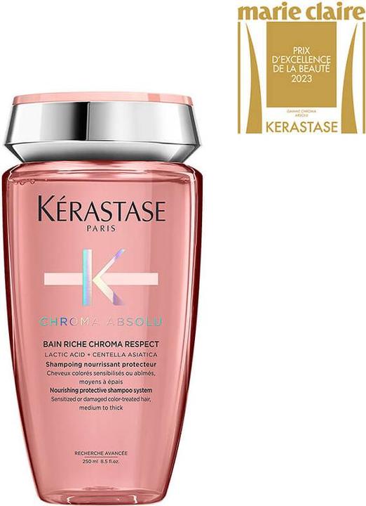 Immagine prodotto Kérastase Chroma Absolu Bain Riche Chroma Respect (250 ml, Shampoo liquido)