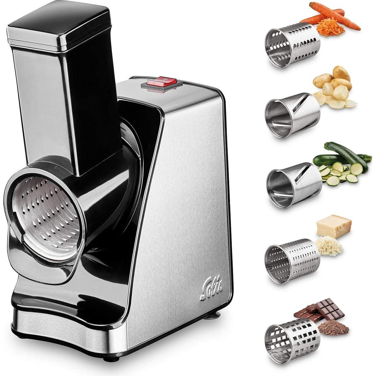 Solis Slice & More, Küchenreibe, Silber