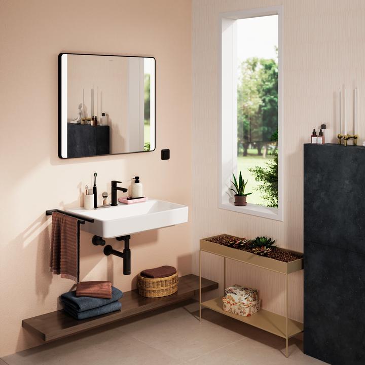 Produktbild hansgrohe Xanuia Q Waschtisch, mit Hahnloch, ohne Überlauf, 700x480mm, SmartClean, weiss