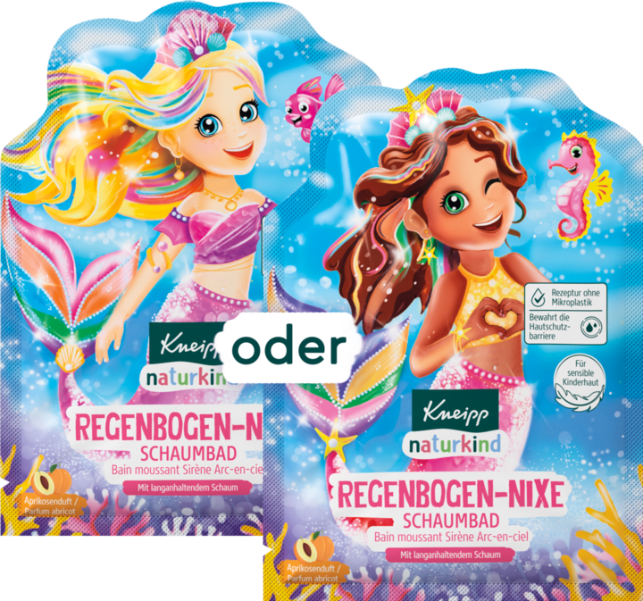 Kneipp Naturkind Schaumbad Regenbogen-Nixe (40 ml, Bubble bath)