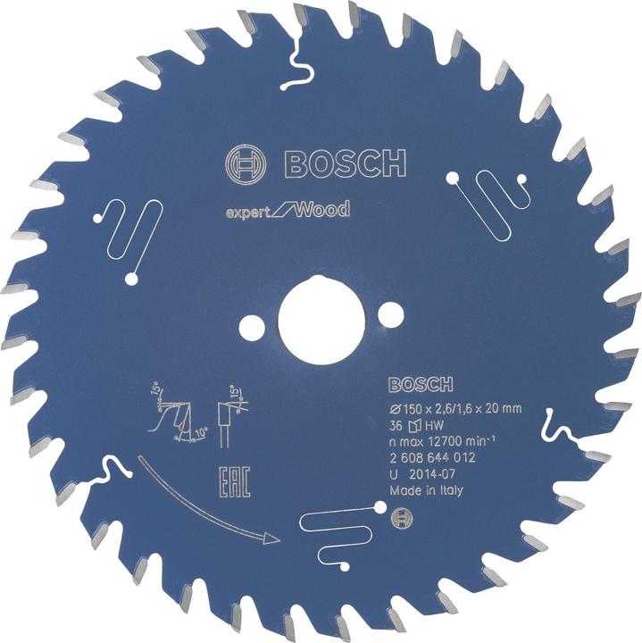 Actual product image Bosch Professional Zubehör Circular saw blade Expert for Wood