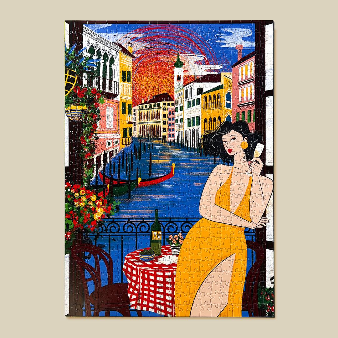 StoPuzzle Puzzle 500pz Incontro Al Canal Grande Art By Marla Cruz (500 pezzi)