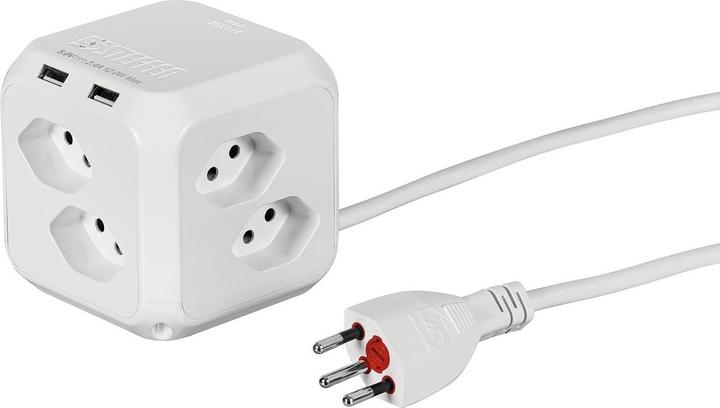 Image du produit Steffen Cube (8 x, USB-A, Type 13, 1.50 m)