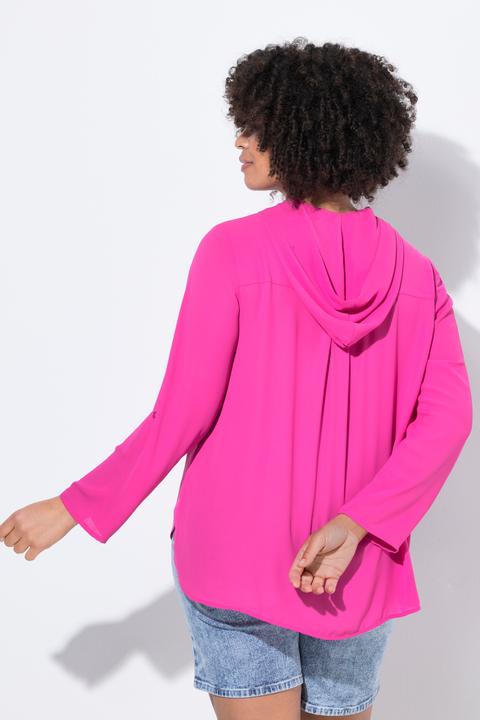Produktbild Angel of Style Bluse, A-Linie, Krepp, Kapuze (44)