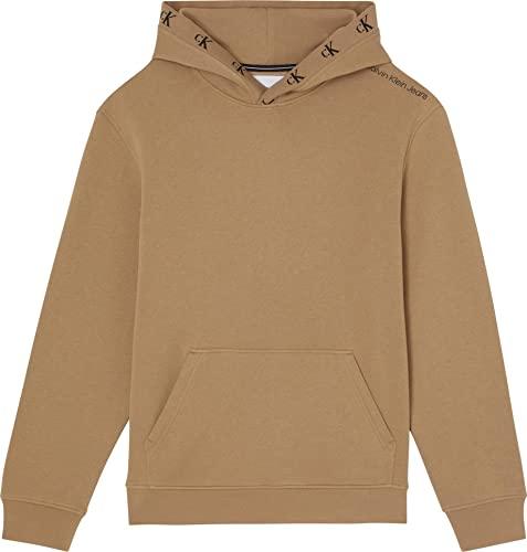 Calvin Klein Jeans LOGO JACQUARD HOODIE, schwarz(black), Gr. XL (XL)