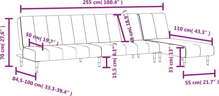 Produktbild vidaXL Sofagarnitur (Polstergruppe)