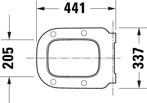 Produktbild Duravit Universal WC Sitz Sortiment WC-Sitz