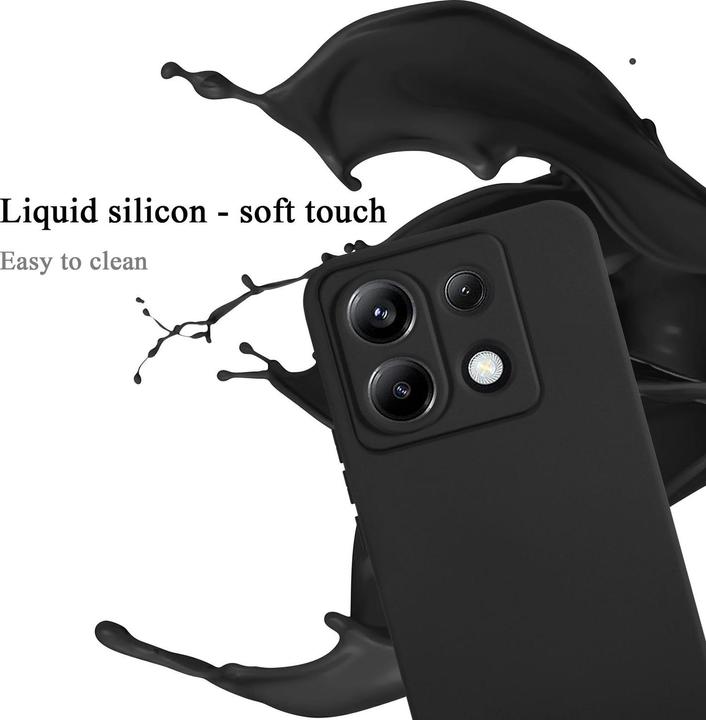 Image du produit Cadorabo Housse pour Xiaomi Poco X6 TPU en silicone avec protection liquide (Xiaomi Poco X6)