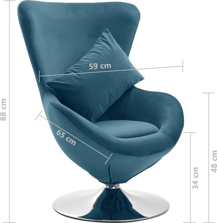 Image du produit vidaXL Chaise oeuf