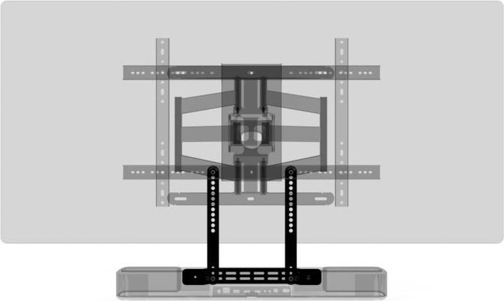 Produktbild SoundXtra SDXDH550TVM1021 Denon Home soundbar tv koppeling zwart (1 Stk., Wandmontage)