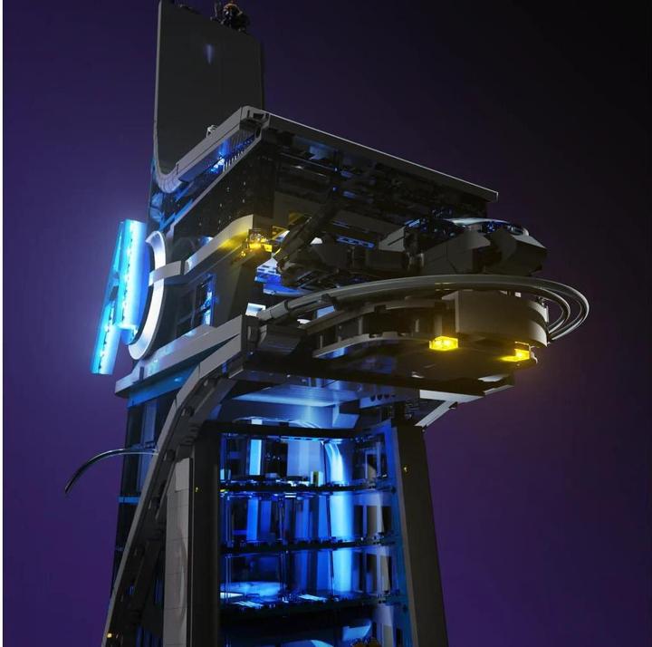 Actual product image Light my bricks LED light set for LEGO Avengers Tower 76269