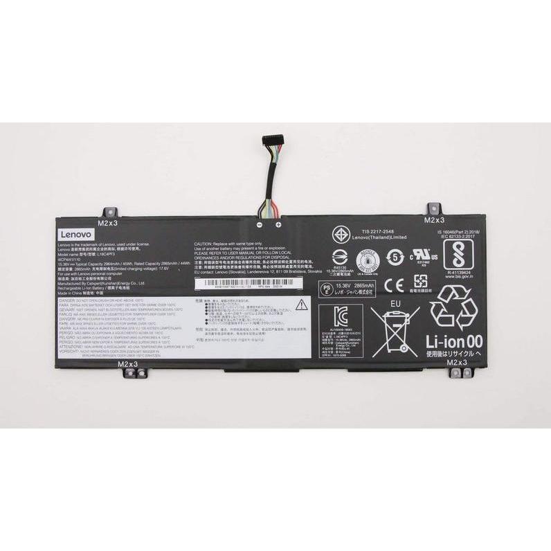 Lenovo S540 CP/C L18C4PF3 15.36V45Wh4cell bty (4 Zellen, 2865 mAh), Notebook Akku, Schwarz