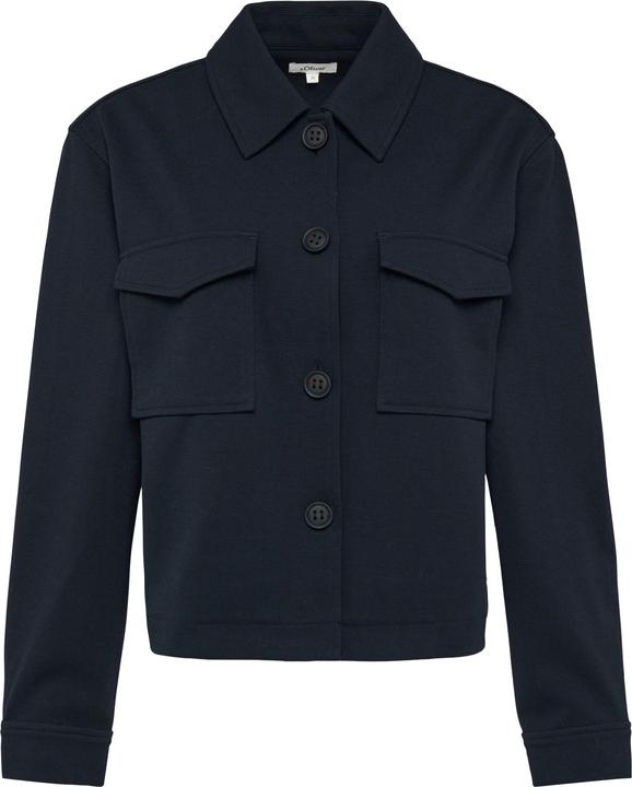 Produktbild S.Oliver Indoor-Jacke Jacke im Relaxed Fit aus Struktur-Jersey (48)