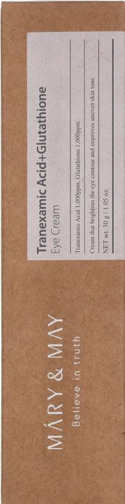 Produktbild Mary&May Tranexamsäure + Glutathion (Augenpflege Crème, 30 ml, Tag)