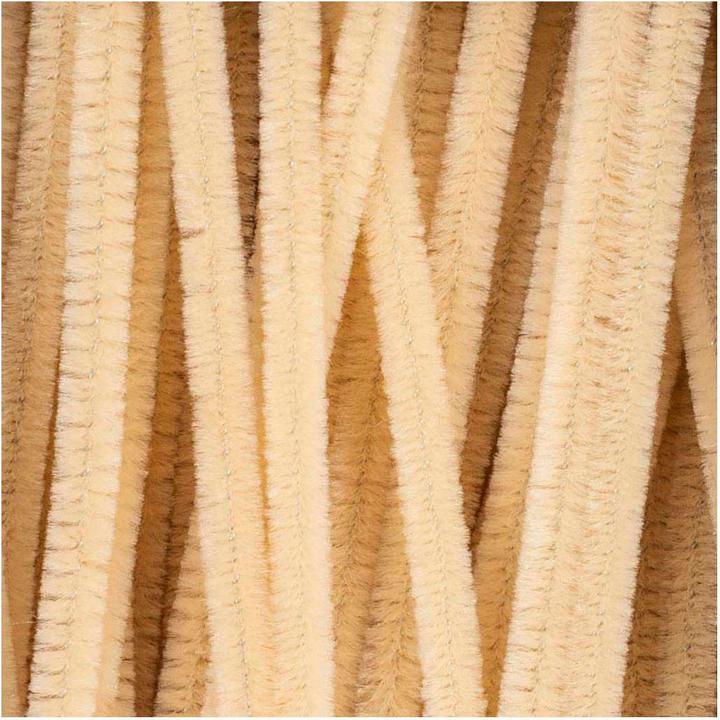 Image du produit Creativ Company Chenilledraht 50 Stück, Beige, Länge: 30 cm, Durchmesser (0.30 m)