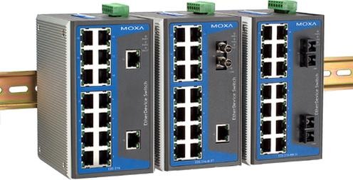 Image du produit Moxa EDS-316-MM-ST - Commutateur - non géré - 14 x 10/100 + 2 x 100Base-FX (14 Ports)