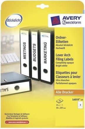 Produktbild Avery Ordner-Etiketten