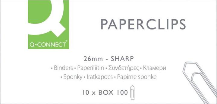 Actual product image Q-Connect Letter clips, pointed shape (100 x)