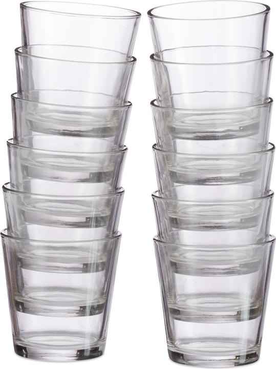Produktbild Relaxdays Teelichtgläser Set (12 x, 7.5 x 7.5 x 7.5 cm)