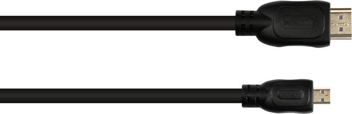 Produktbild Good Connections Anschlusskabel HDMI 2.0b, Stecker (Typ A) an Mirco Stecker (Typ D), 4K / UHD @60Hz, 18 Gbit/s, vergo (2 m, HDMI, 2.0b)