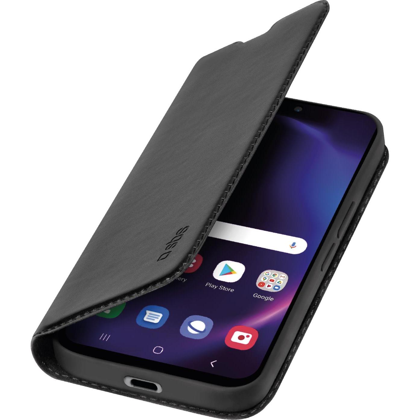 SBS Book Case Wallet Lite-Hülleschwarz (Samsung Galaxy S24+), Smartphone Hülle, Schwarz