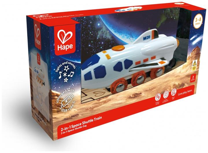 Actual product image Hape Dual-mode space shuttle