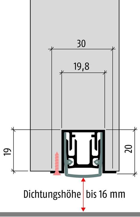 Image du produit Planet Joints d'abaissement de porte PU