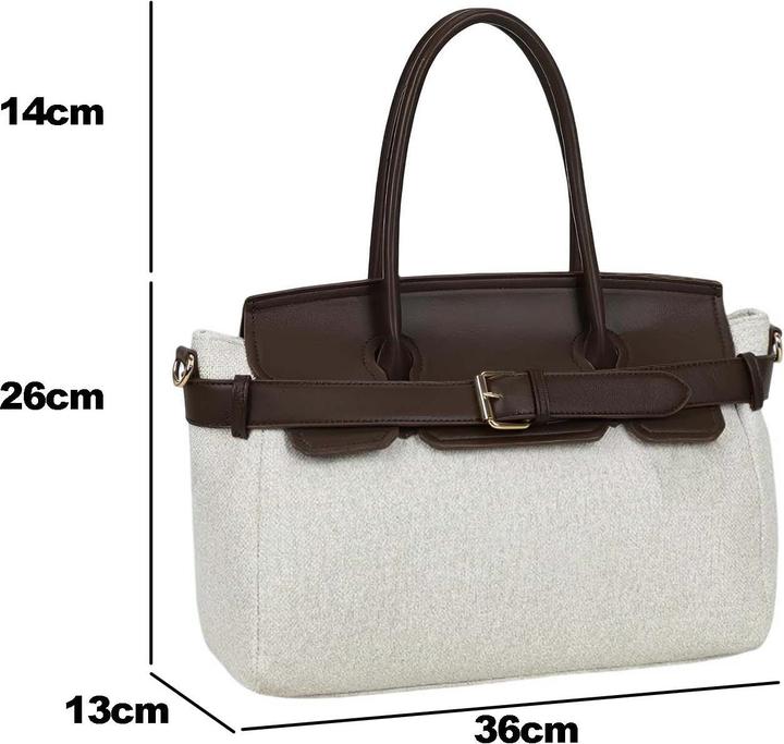 Immagine prodotto Gallantry Damen Mini Handtasche Ecru Canvas