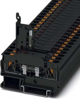 Produktbild Phoenix Contact PTC 4-HESILA 250 (5X20) 3270197 Sicherungsdurchführungsklemme 0.20 mm² 4 mm² Schwarz 50 St.
