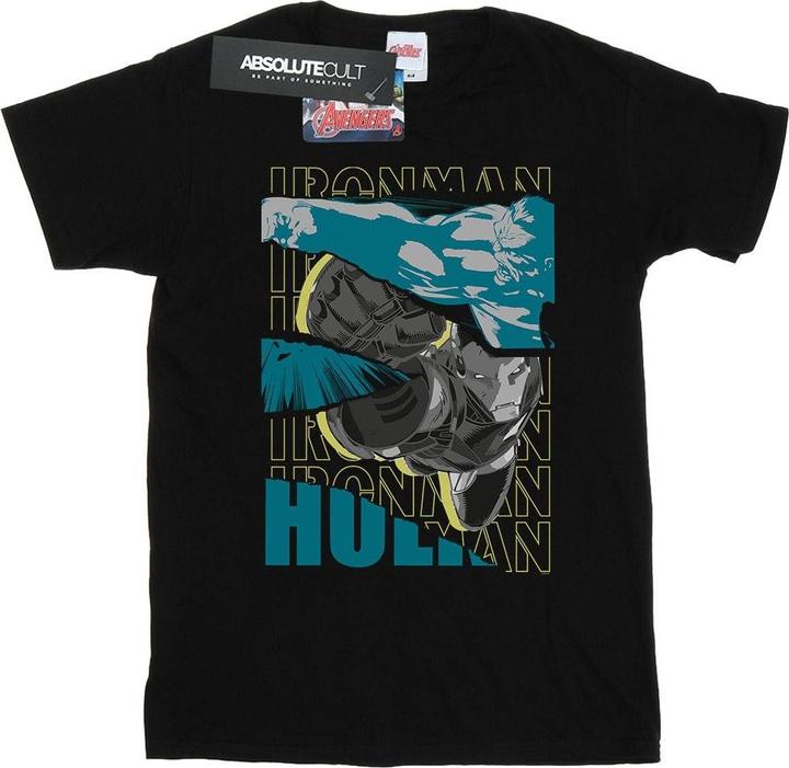 Produktbild Avengers Iron Man And Hulk Collage TShirt (S)