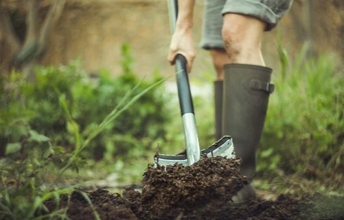Actual product image Fiskars 1025374 Gardener's spade, pointed
