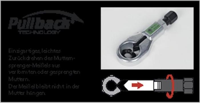 Image du produit Kukko Casse-écrou série 54 taille d'écrou 17-36mm/M12-M24 2 arêtes mécaniques