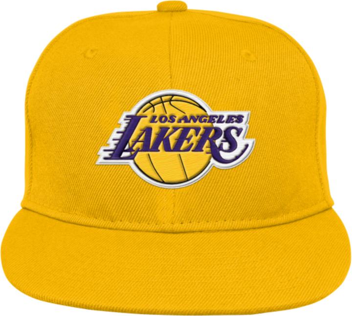 Actual product image Outerstuff Logo Flatbrim NBA JR Snapback (Great Britain, Los Angeles Lakers)