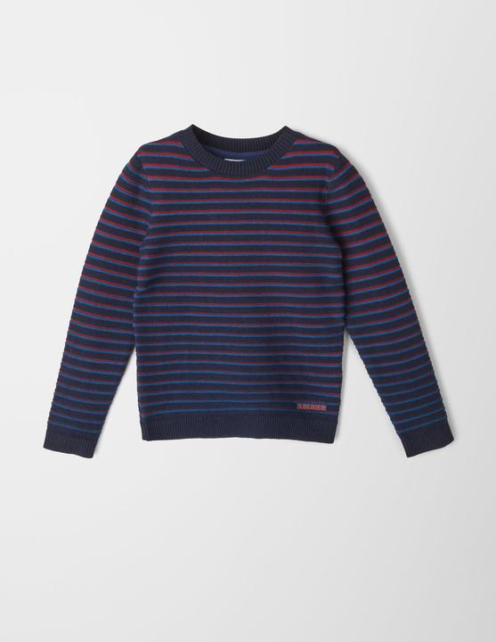 Actual product image s.Oliver Strickpullover Gestreifter Pullover aus Baumwollmix (98)