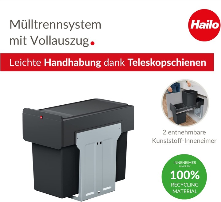 Produktbild Hailo EcoLine Design Duo L (14 l)
