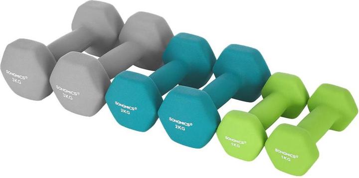 Image du produit Songmics Kai (2 x 1 kg, 2 x 2 kg, 2 x 3 kg)