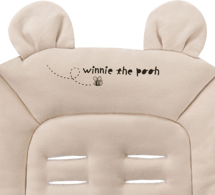 Actual product image Hauck Pushchair Seat Liner Winnie the Pooh Beige