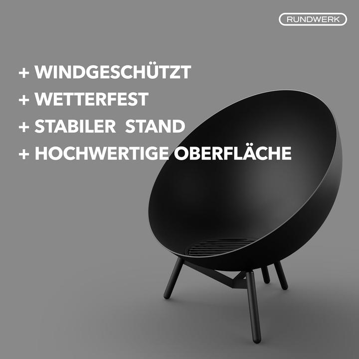 Image du produit Rundwerk Feuerschale für Garten und Terrasse (60cm) (60 cm)