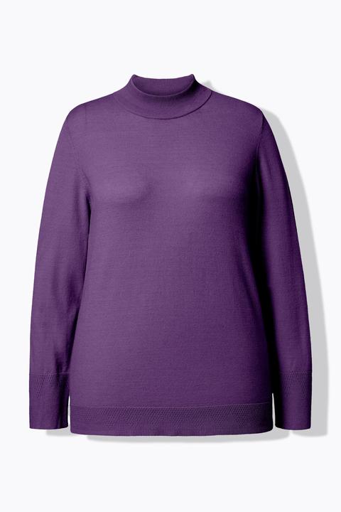 Produktbild Ulla Popken Pullover, Stehkragen, Langarm, Rippbündchen (42, 44)